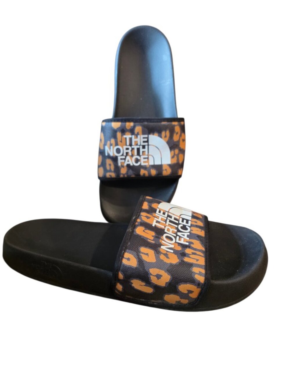 The North Face Base Camp Super Cool Animal Print Slides Size 10